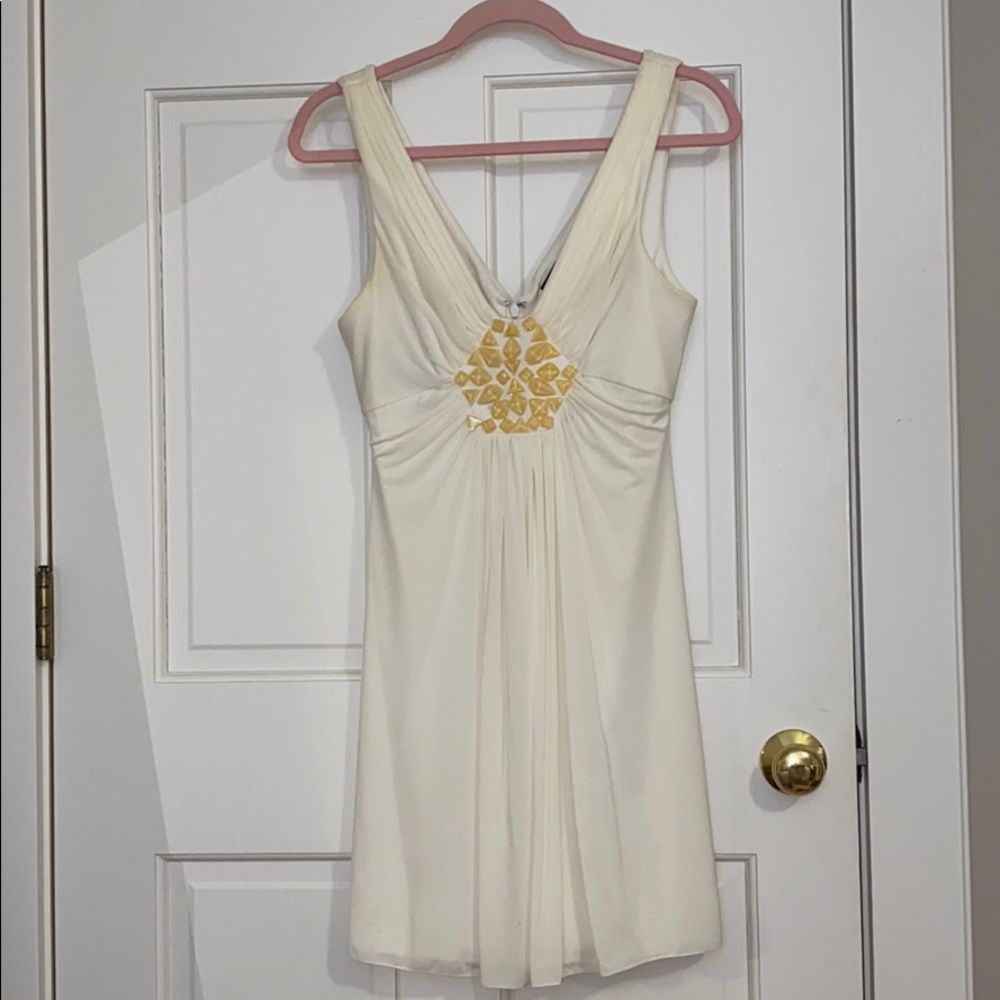 Off white BCBGMAXAZRIA dress